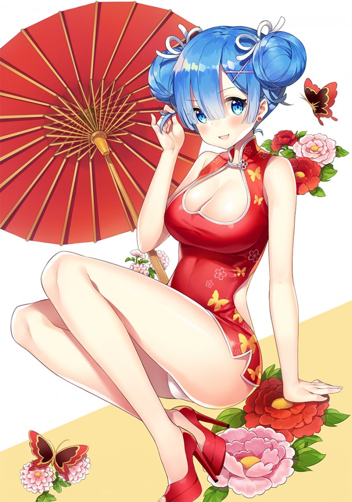 【二次】チャイナ服・チャイナドレスを着た女の子の画像　その２